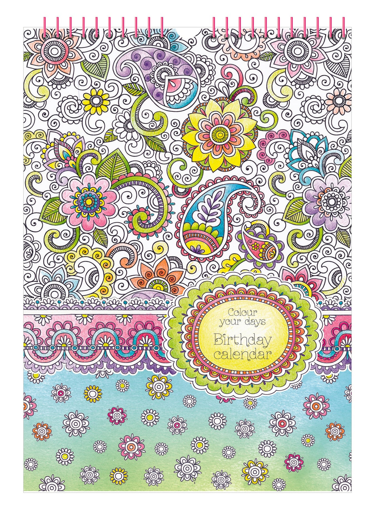 Colour Your Days - Birthday Calendar - Collins Debden