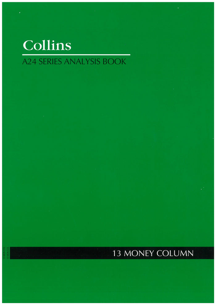 Analysis Book Series ''A24"13 Money Column Default Title