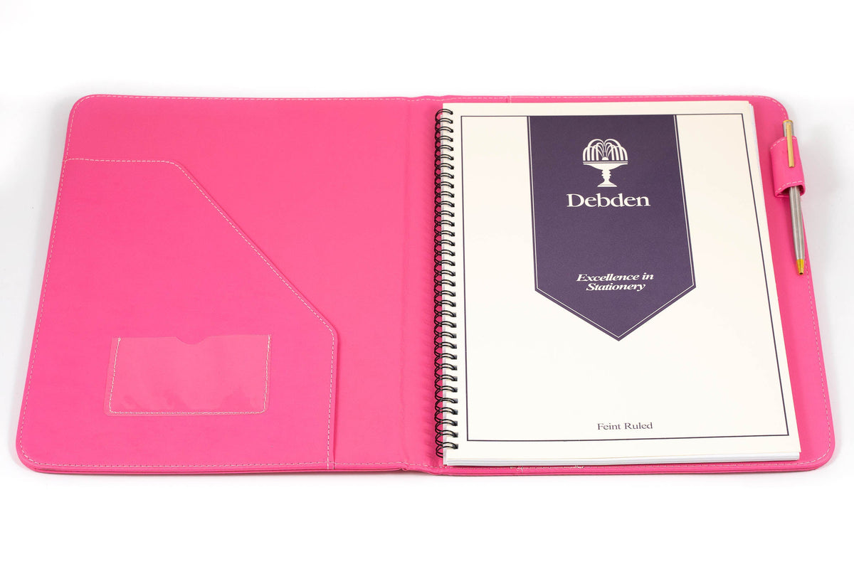 Debden Fashion PU Compendium with wiro notebook, Size A4