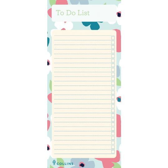 Blossom - Magnetic To Do List - Collins Debden