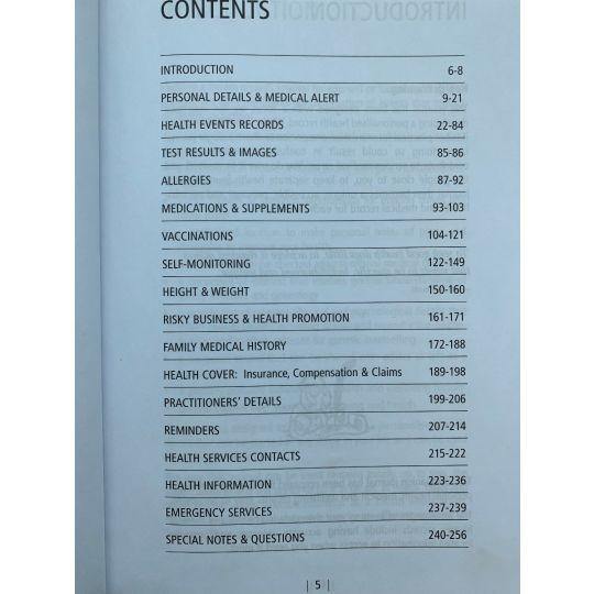 A5 Health Record Journal - Collins Debden